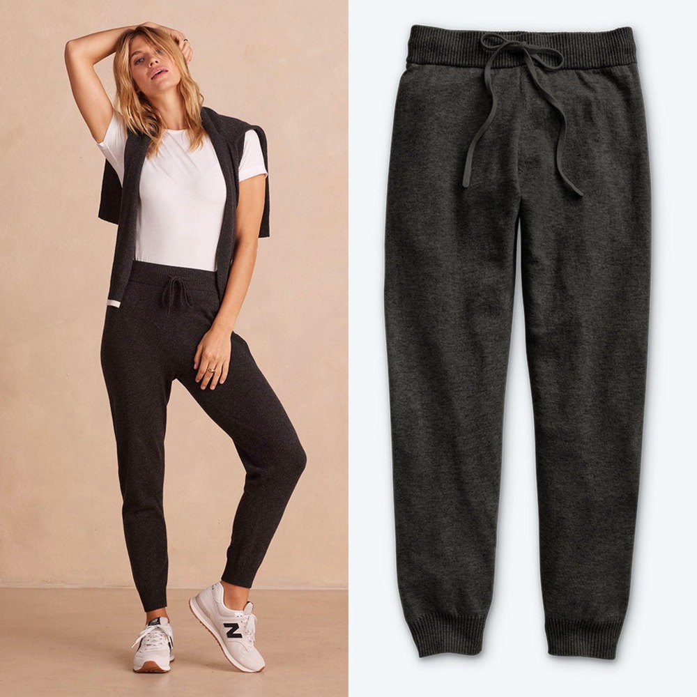 Summersalt The Coziest Cashmere Blend Jogger Merino Wool Pants Sz S Softcore